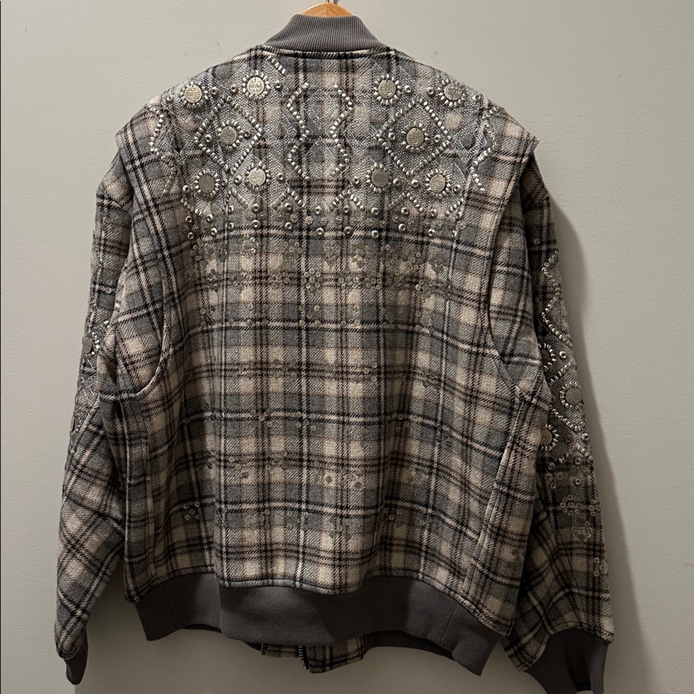 Free People Louie Embellished Bomber Jacket - Picture 5 of 12